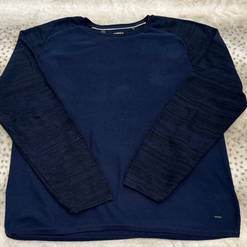 Buffalo David Bitton Dark Blue Sweater
